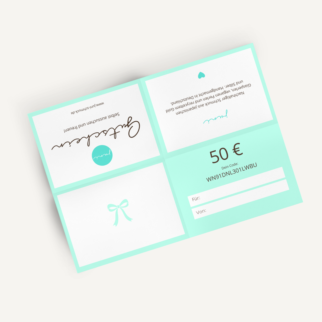 50 Euro Gutschein - neutral