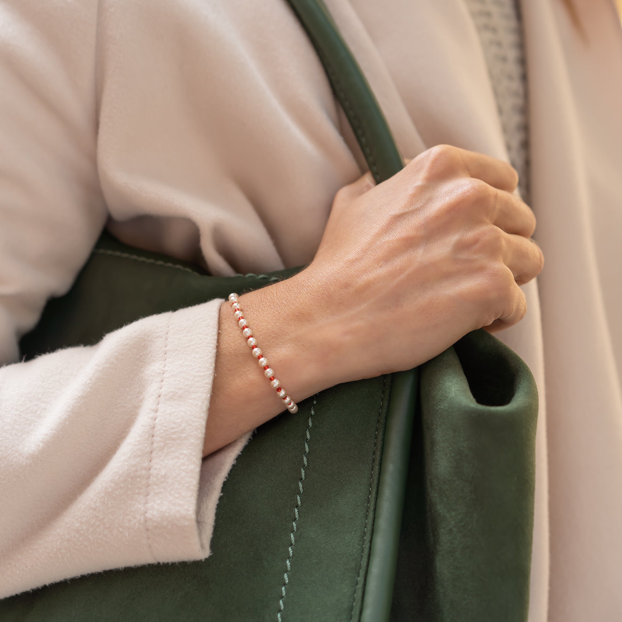 Armband für Damen mit Perlen