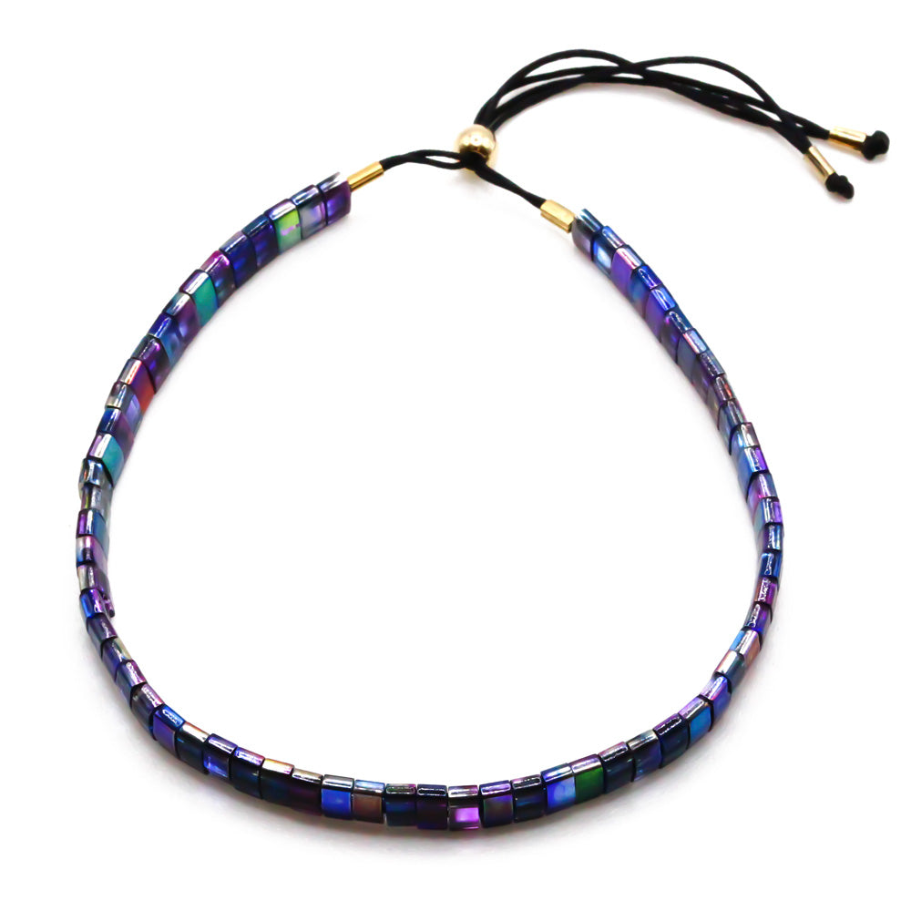 Mermaid Perlenarmband blau lila