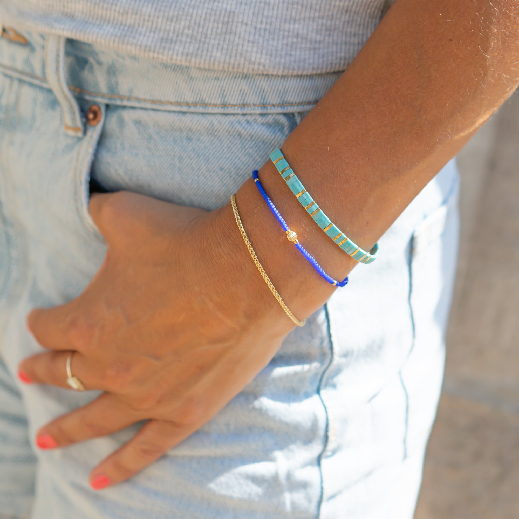 Perlenarmband Cleo / Set