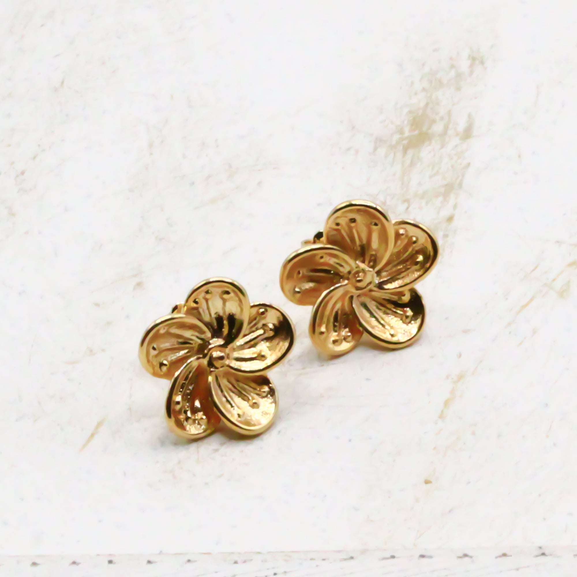 Goldohrstecker in Blumen form