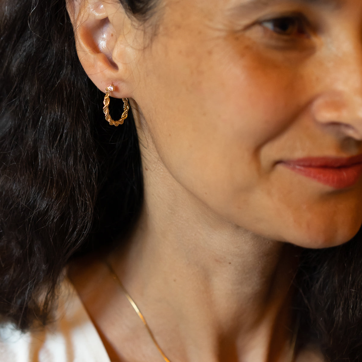 Creolen Ohrringe Gold