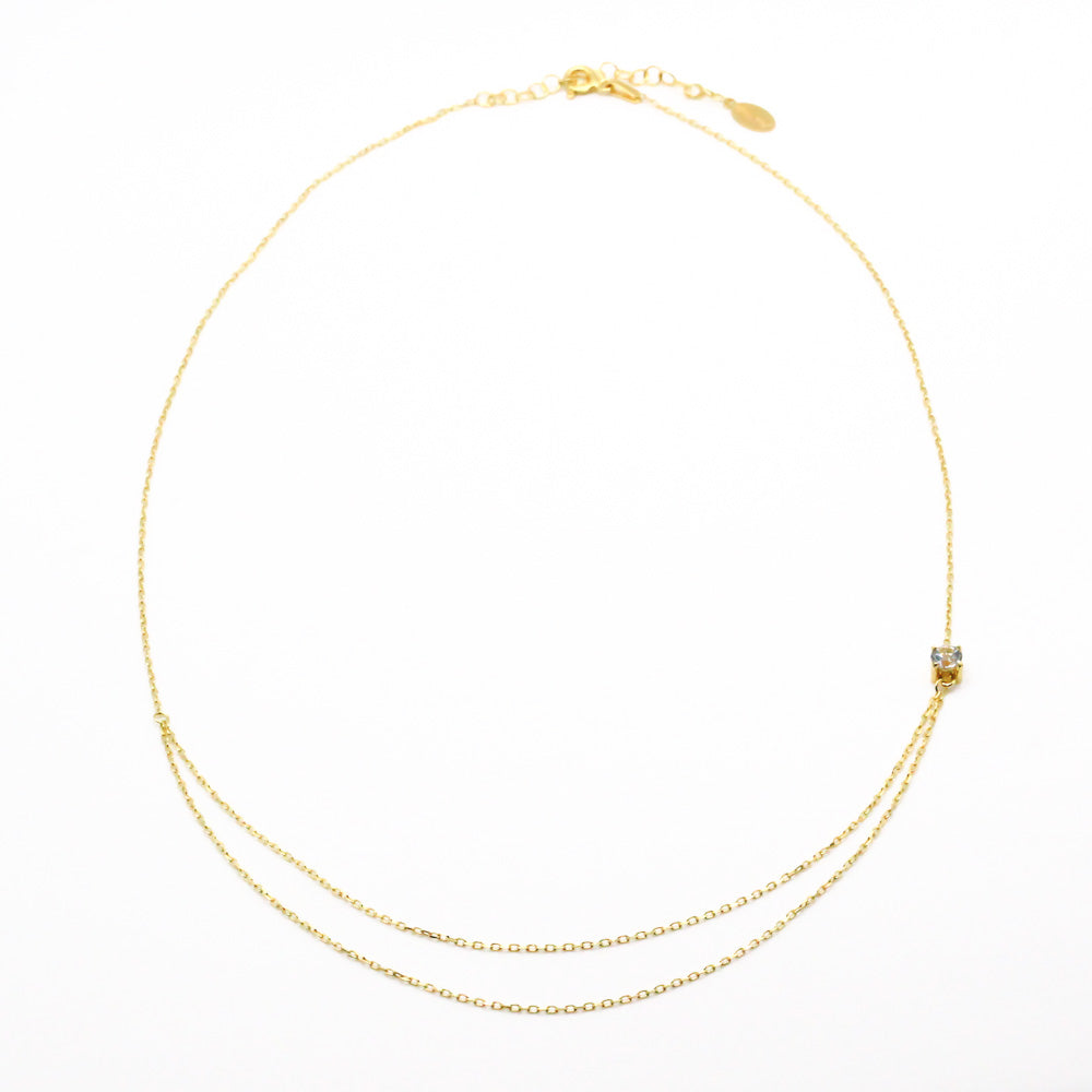 Halskette aus recyceltem Gold