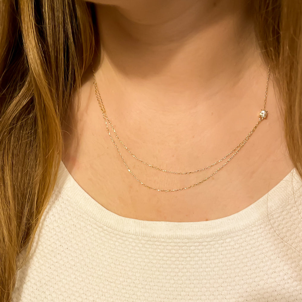 Halskette aus recyceltem Gold