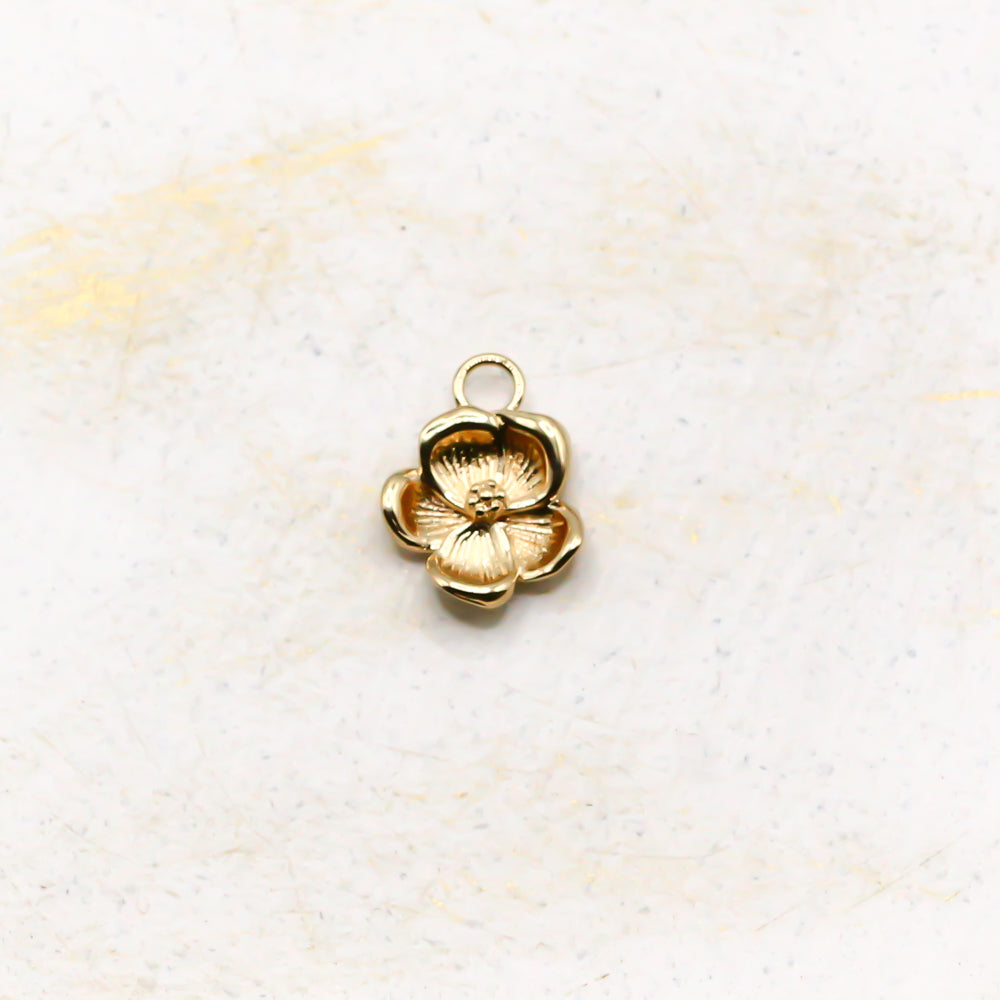 halsketten anhänger gold hawaii blüte