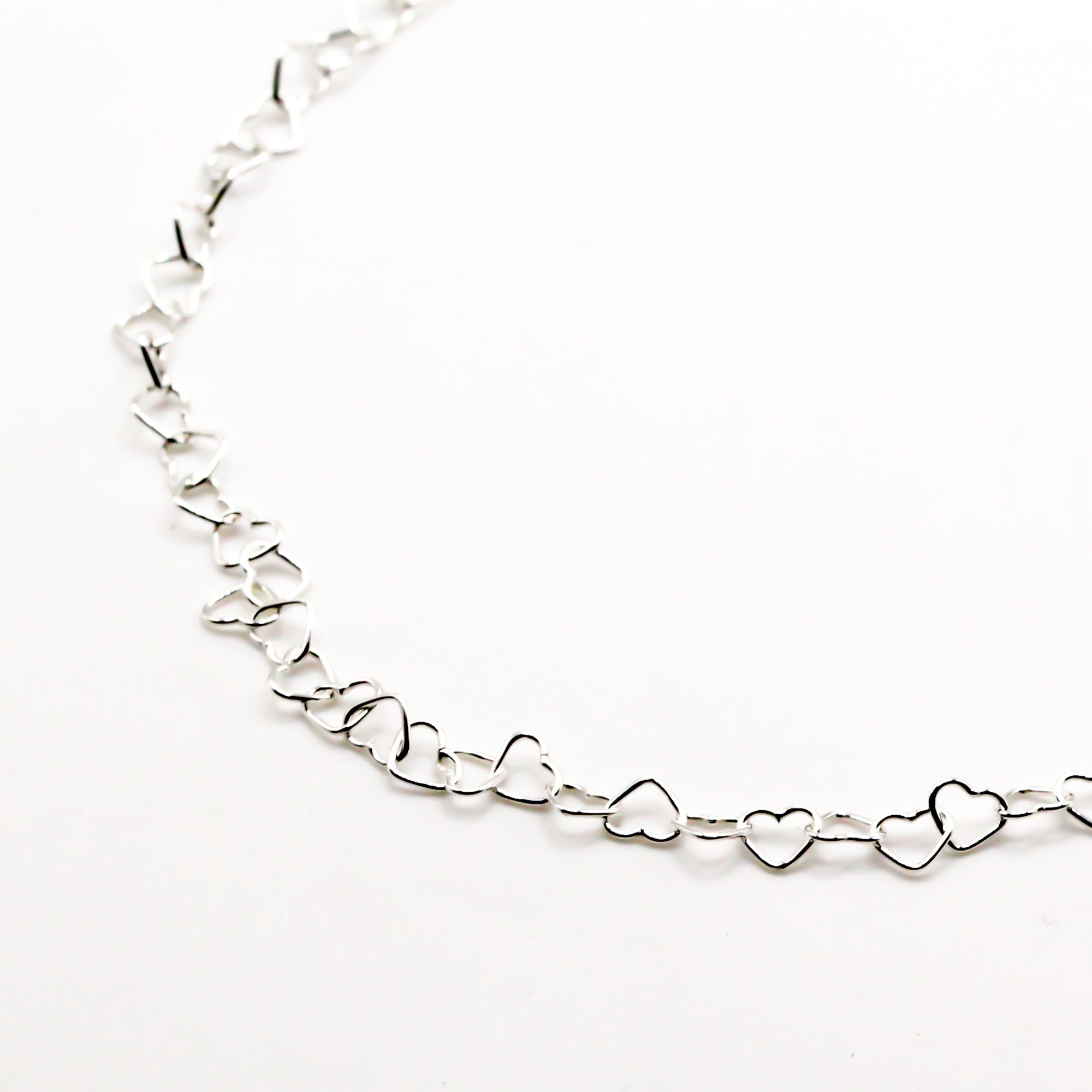 Herz Fußkette Silber für damen