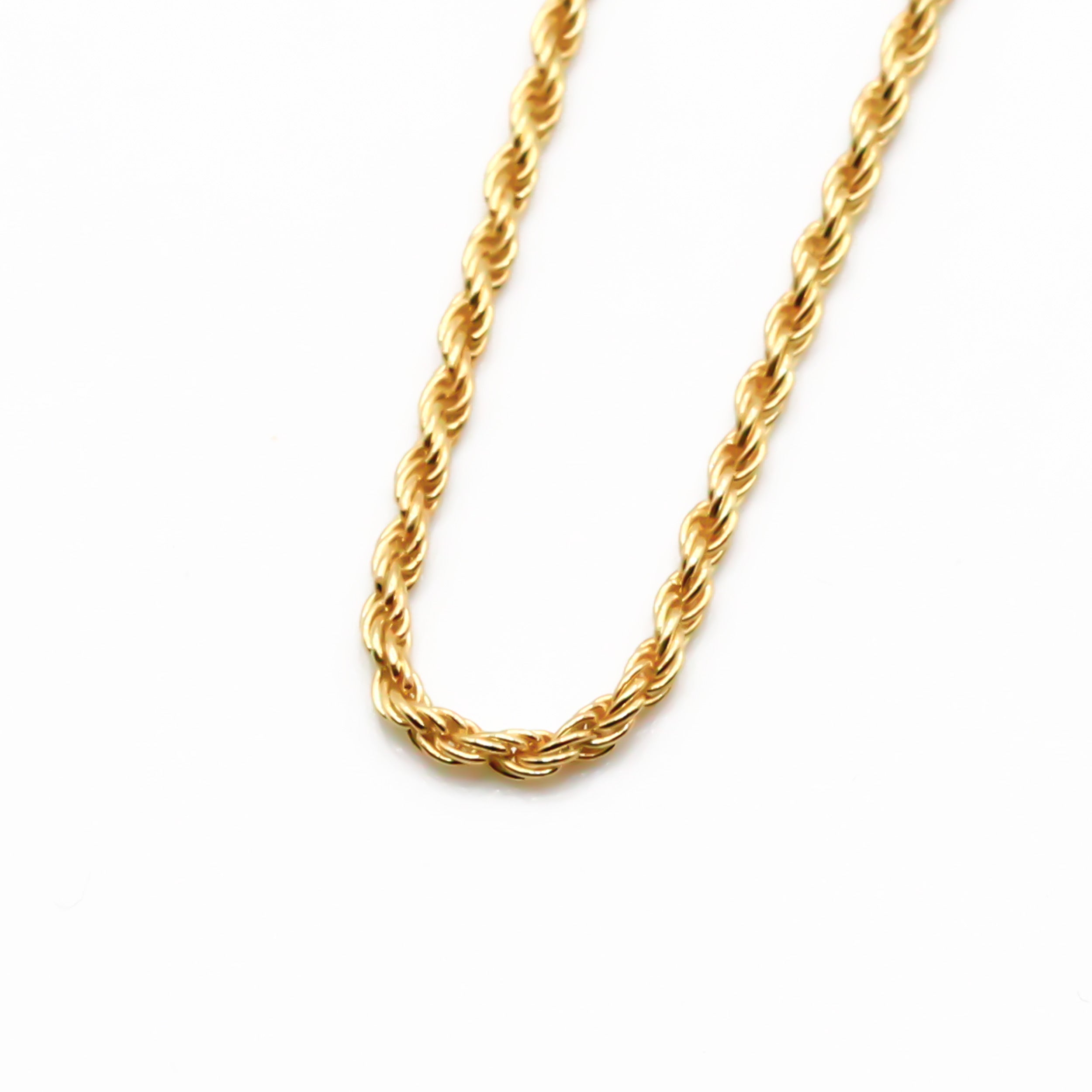 gold halskette gekordelt gedreht