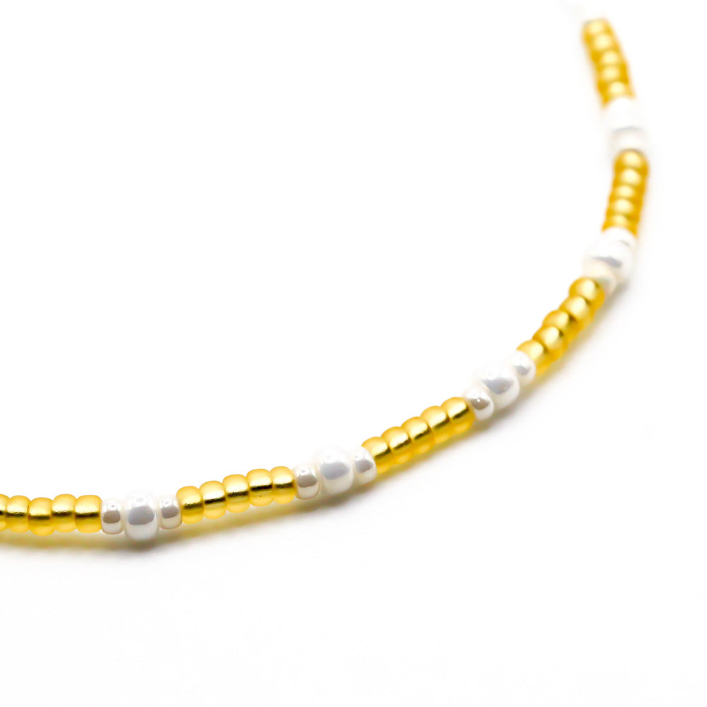 Perlenarmband Golden Pearl