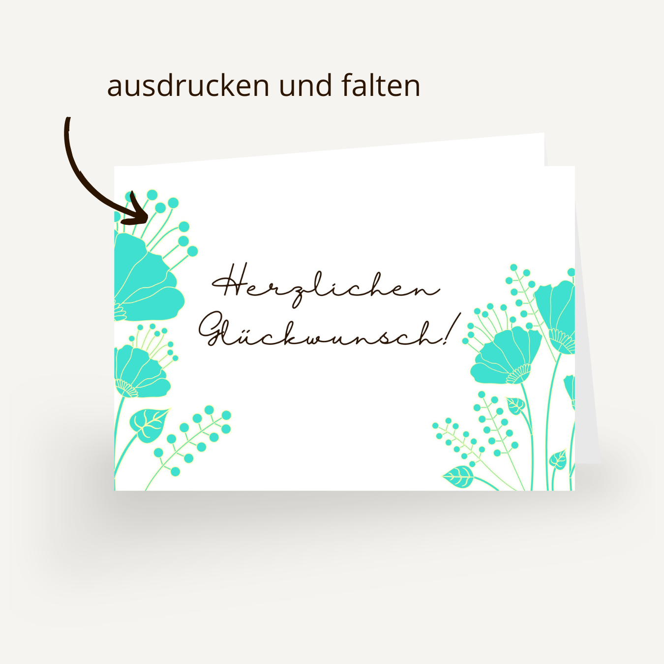 50 Euro Gutschein - Herzlichen Glückwunsch