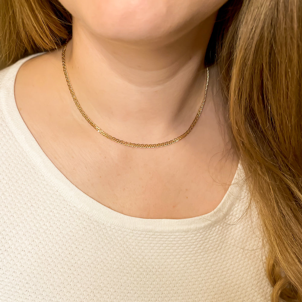 unisex Halskette aus recyceltem Gold