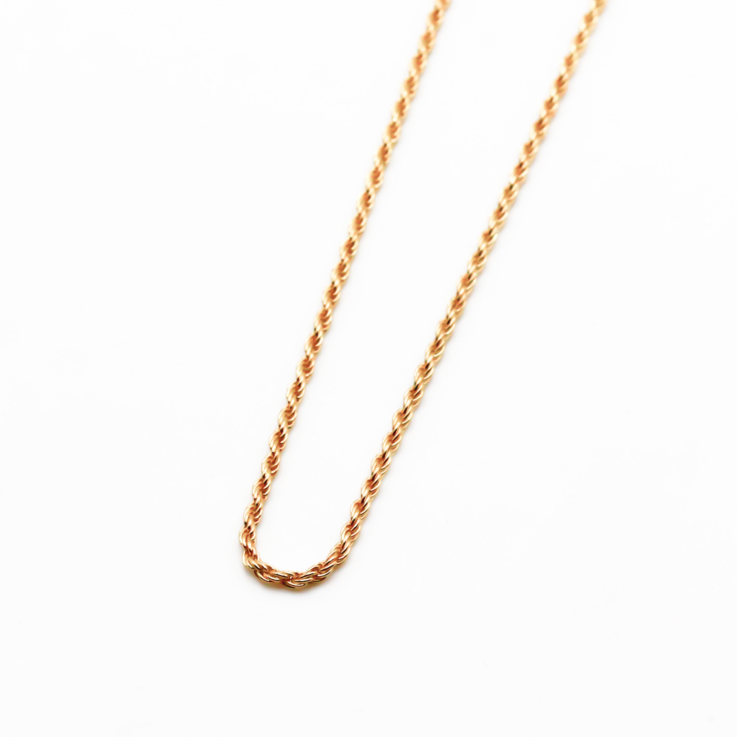 feine halskette gold gedreht