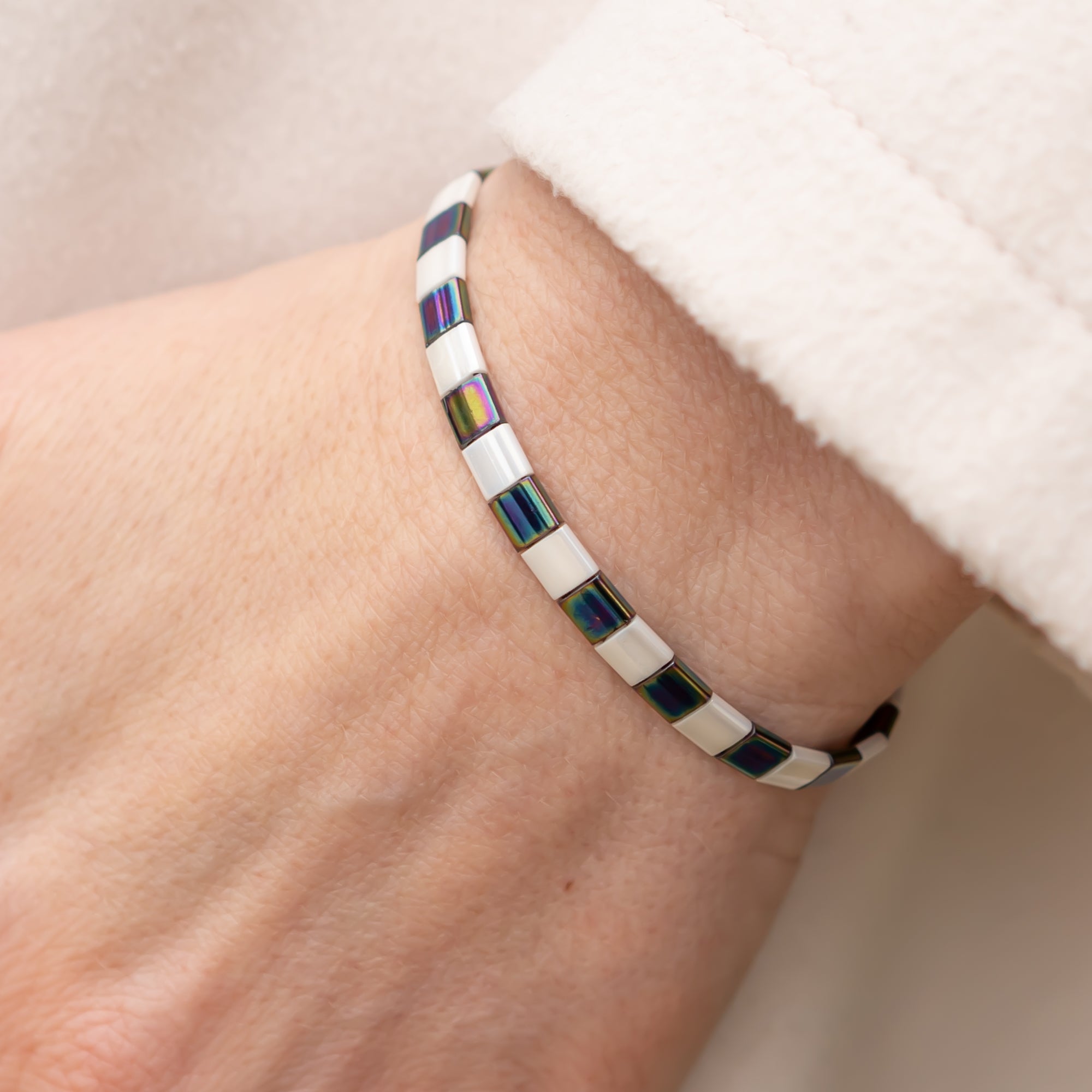 Tila Armband Blue Iris