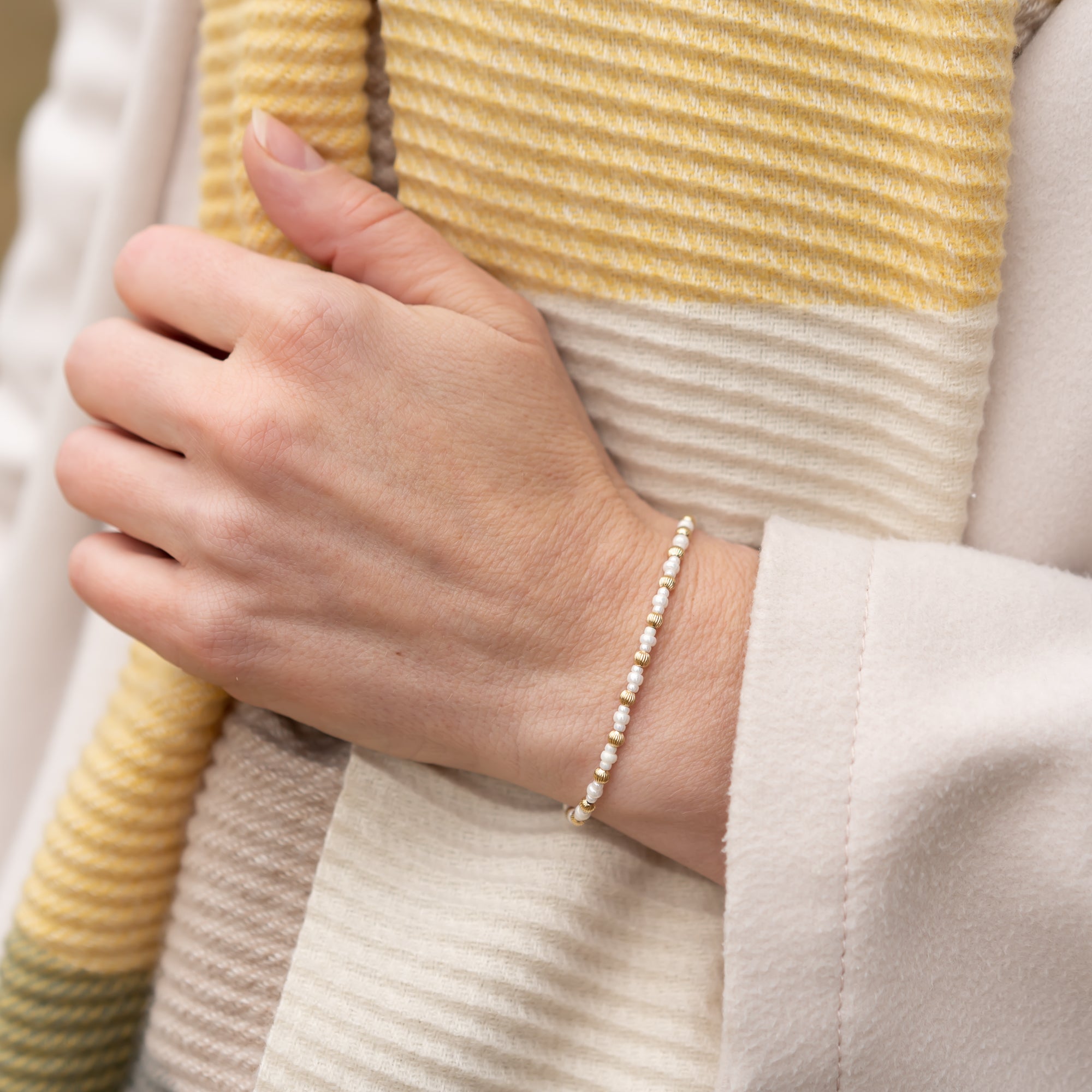 Perlenarmband Marlene mit 14K Goldfilled Perlen