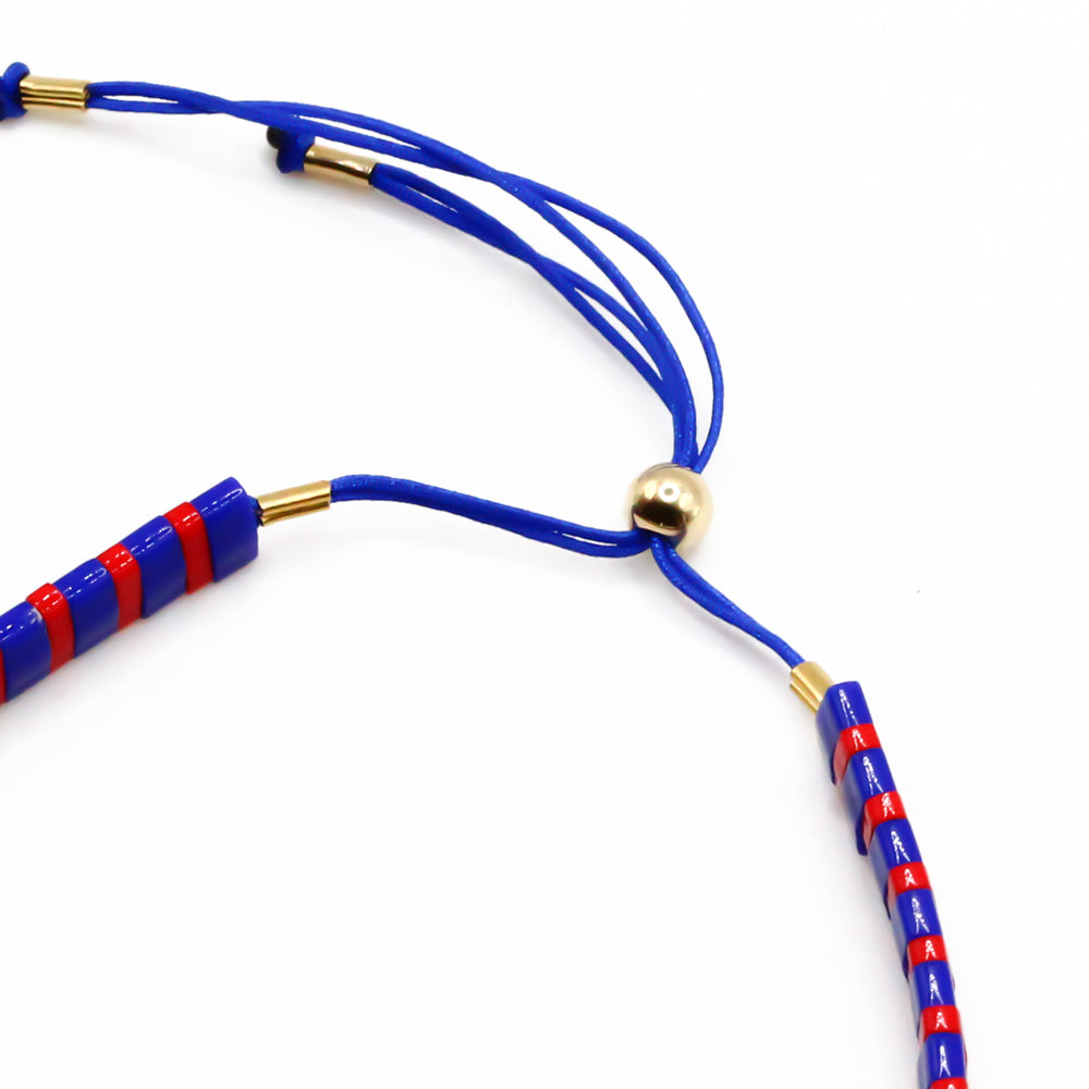 Breites Perlenarmband Scarlett