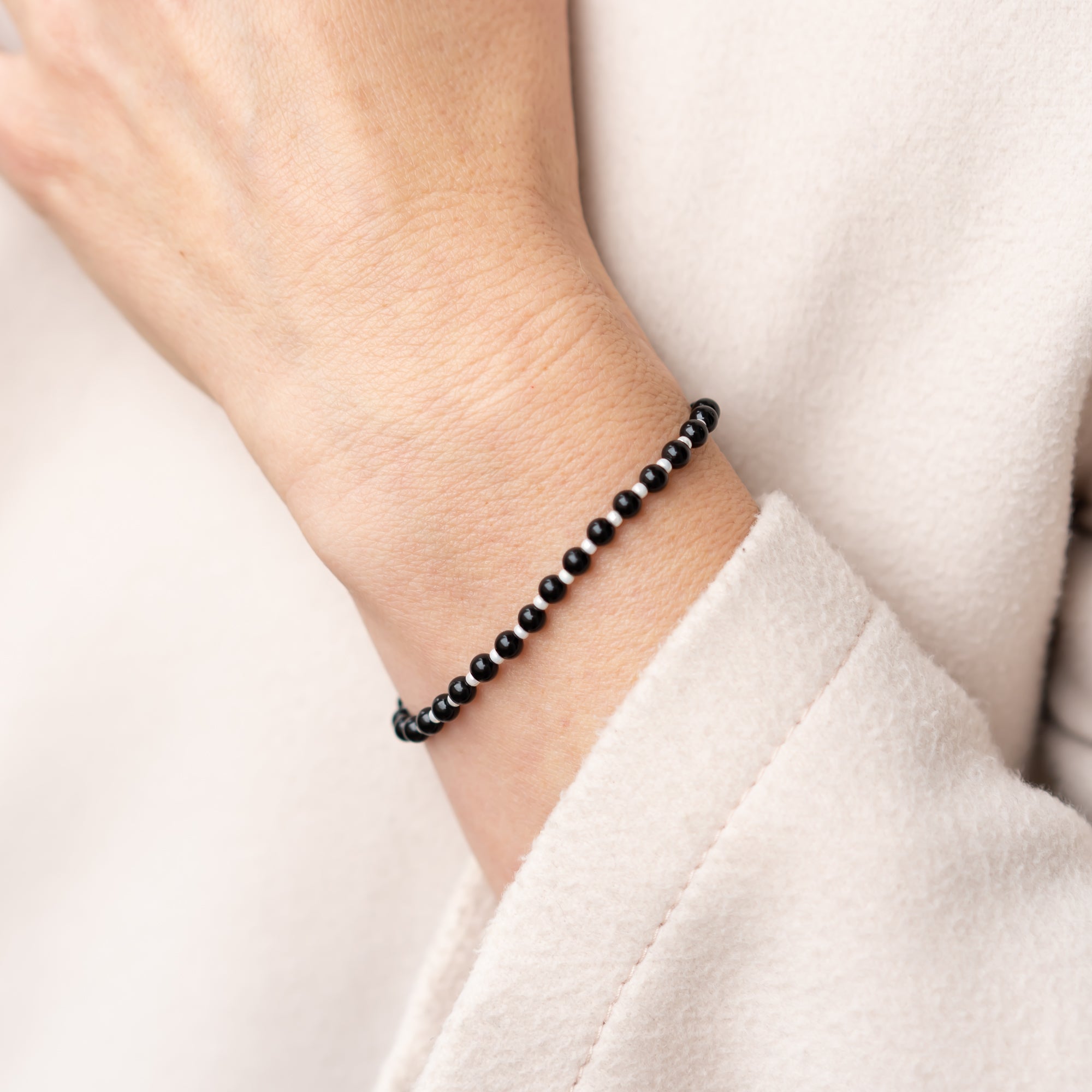 Perlenarmband YinYang