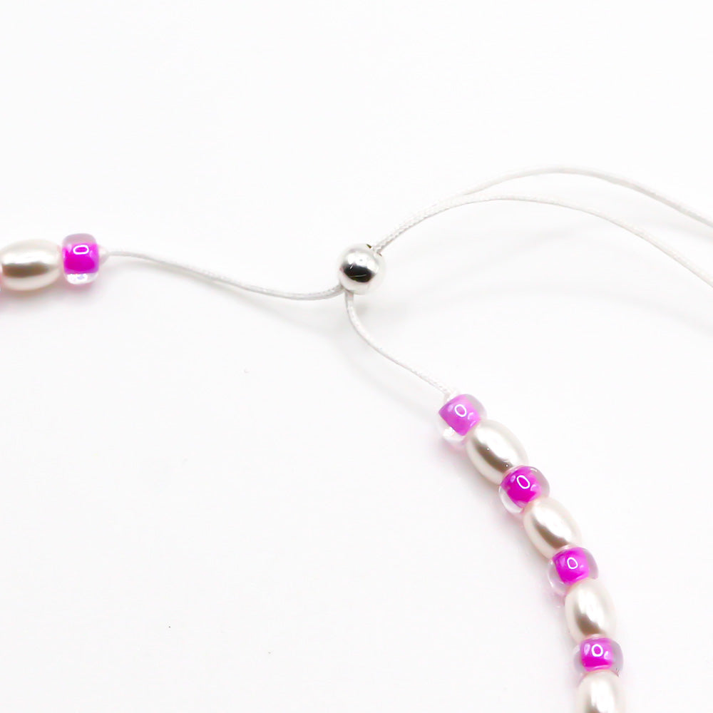 perlenarmband violett