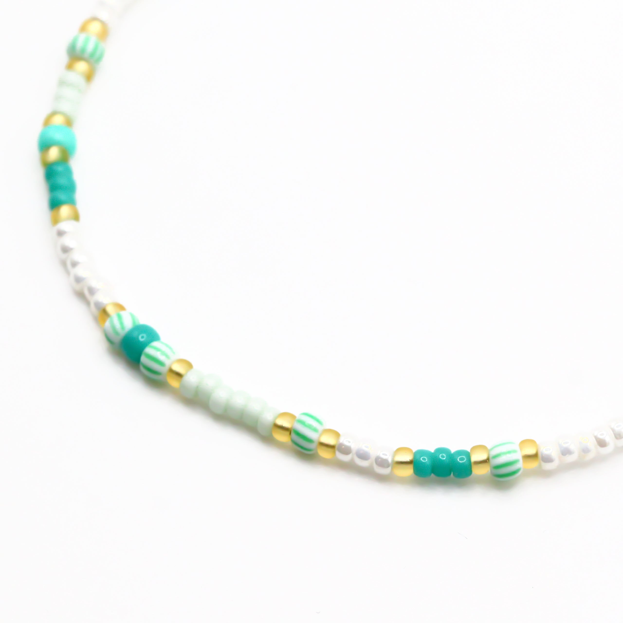 armband sommer pastell mint perlen