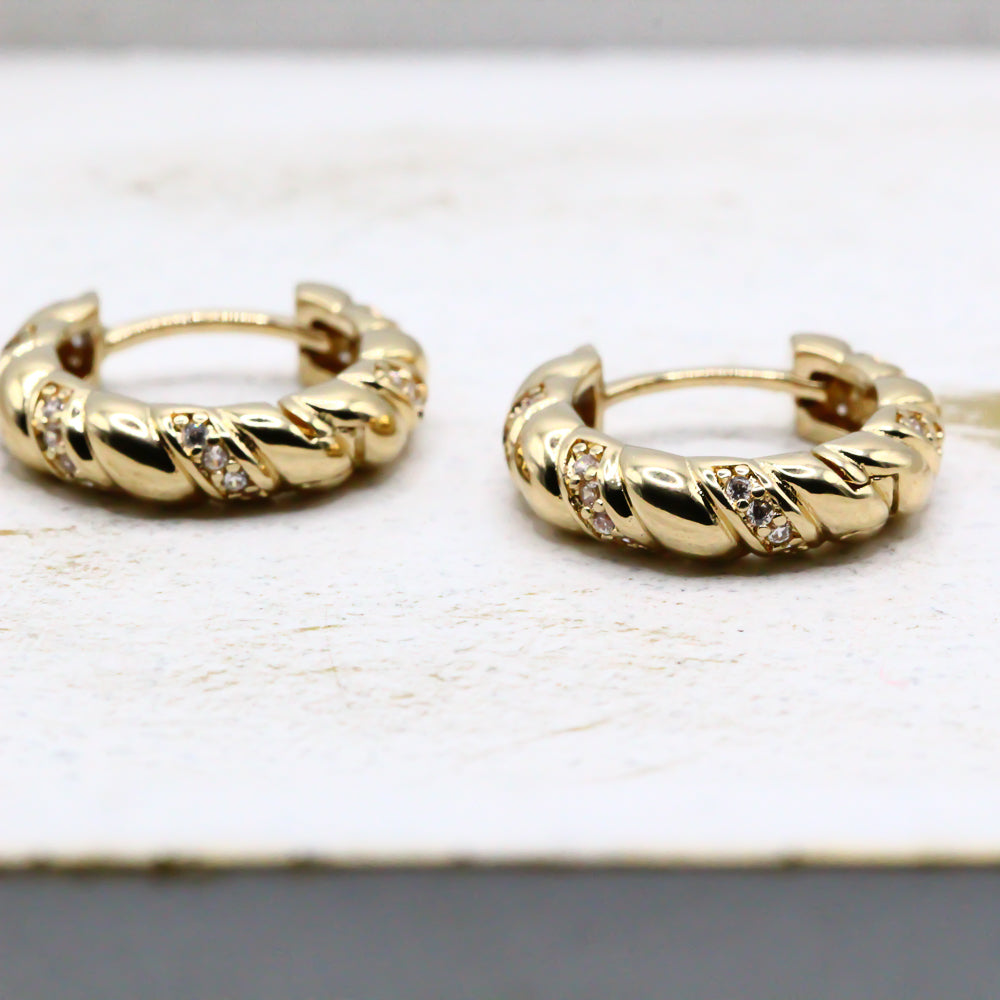 Wasserfeste Ohrringe Gold