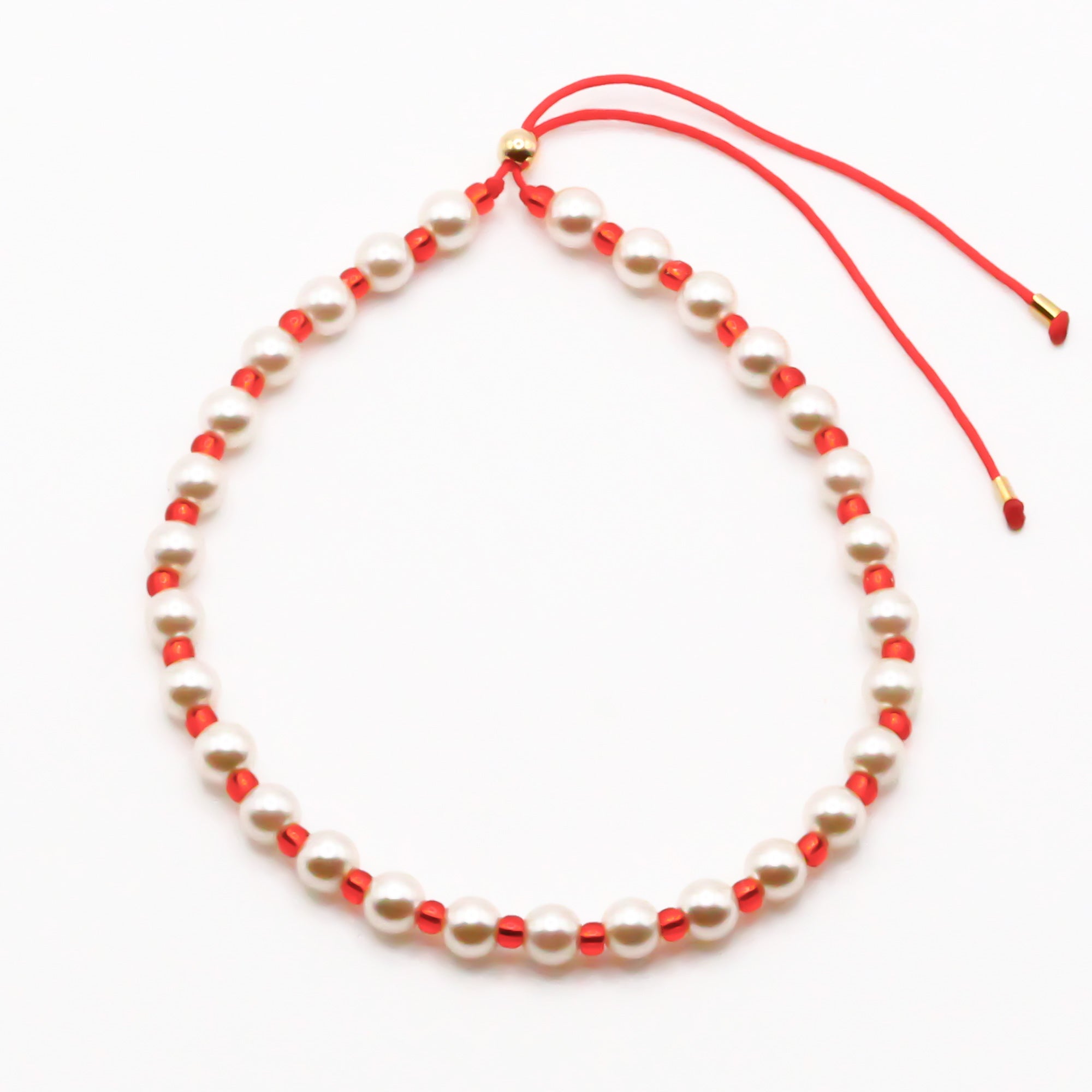 Rotes Perlenarmband DAmen