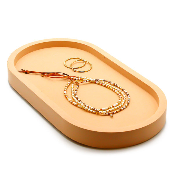 Schmucktablett terracotta