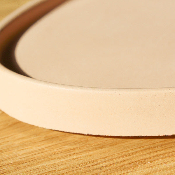 Schmucktablett terracotta