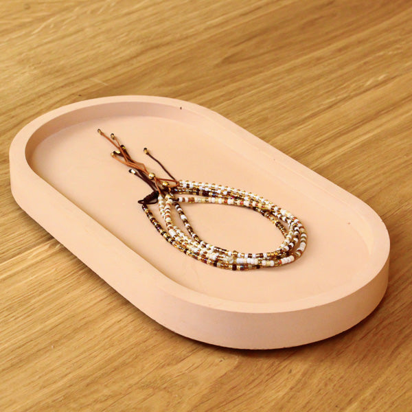 Schmucktablett terracotta