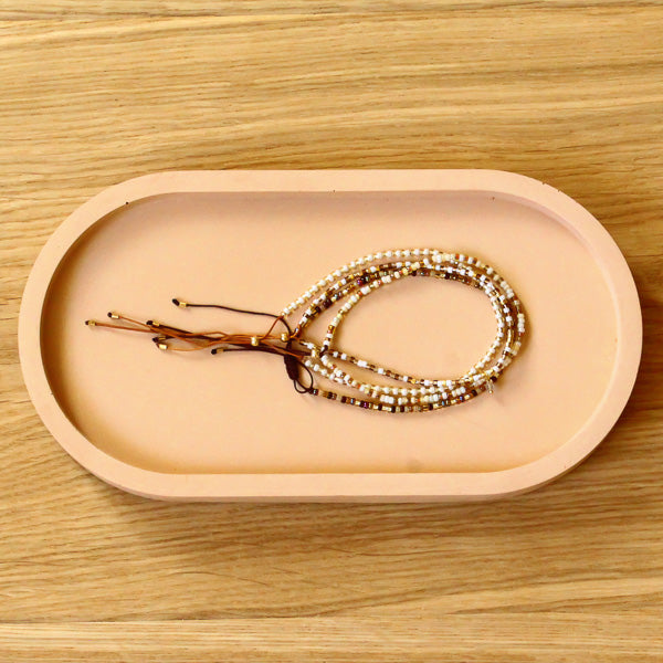 Schmucktablett terracotta