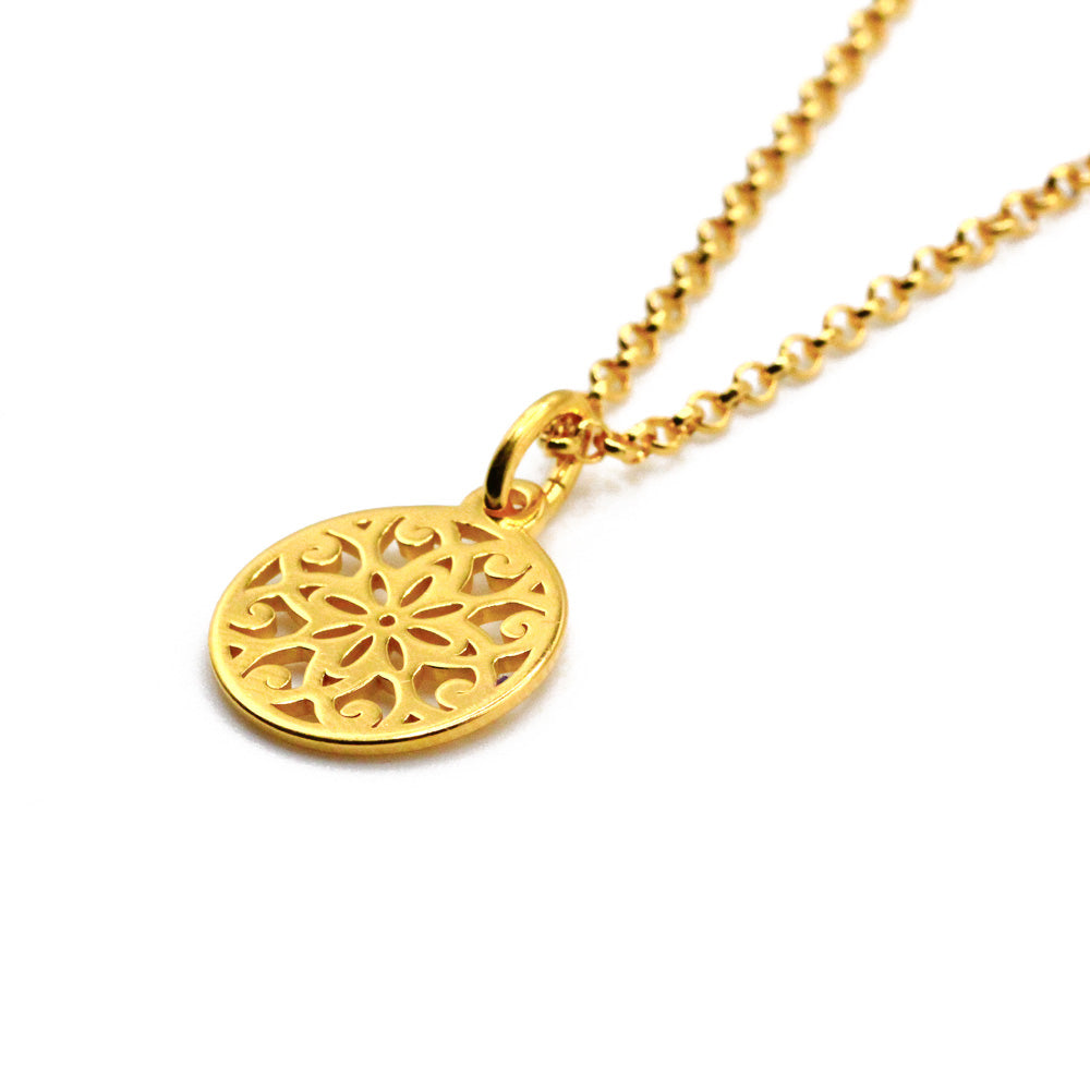 Halskette aus recyceltem Gold