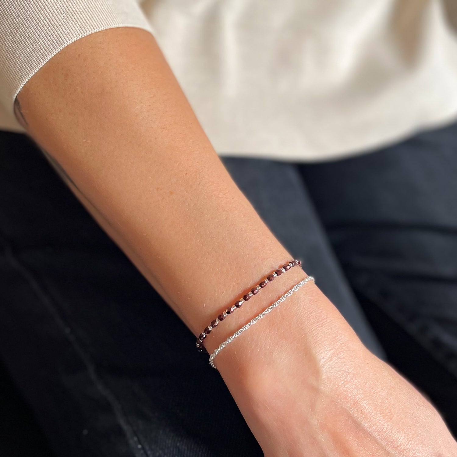 armbandset in silber