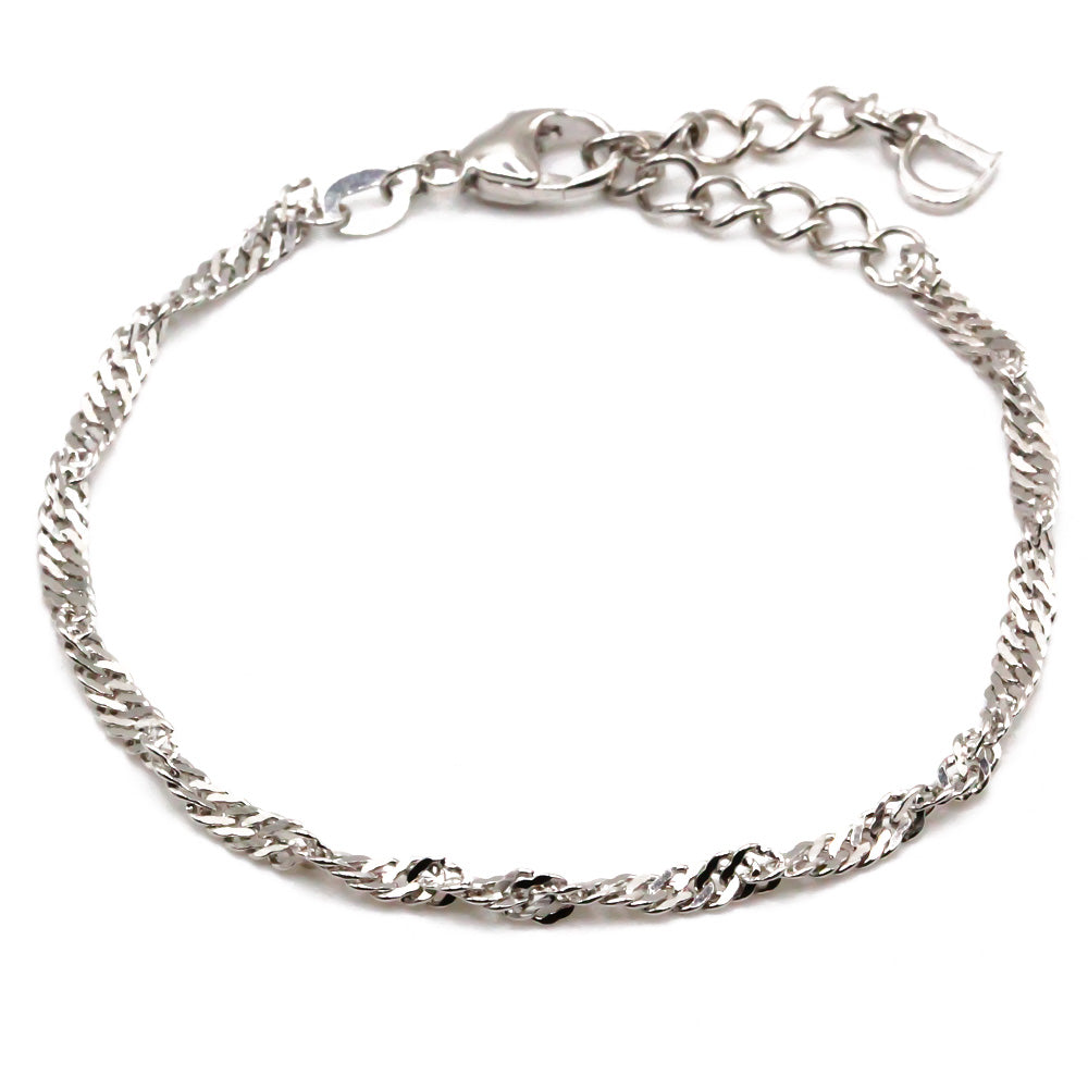 armband aus recyceltem silber