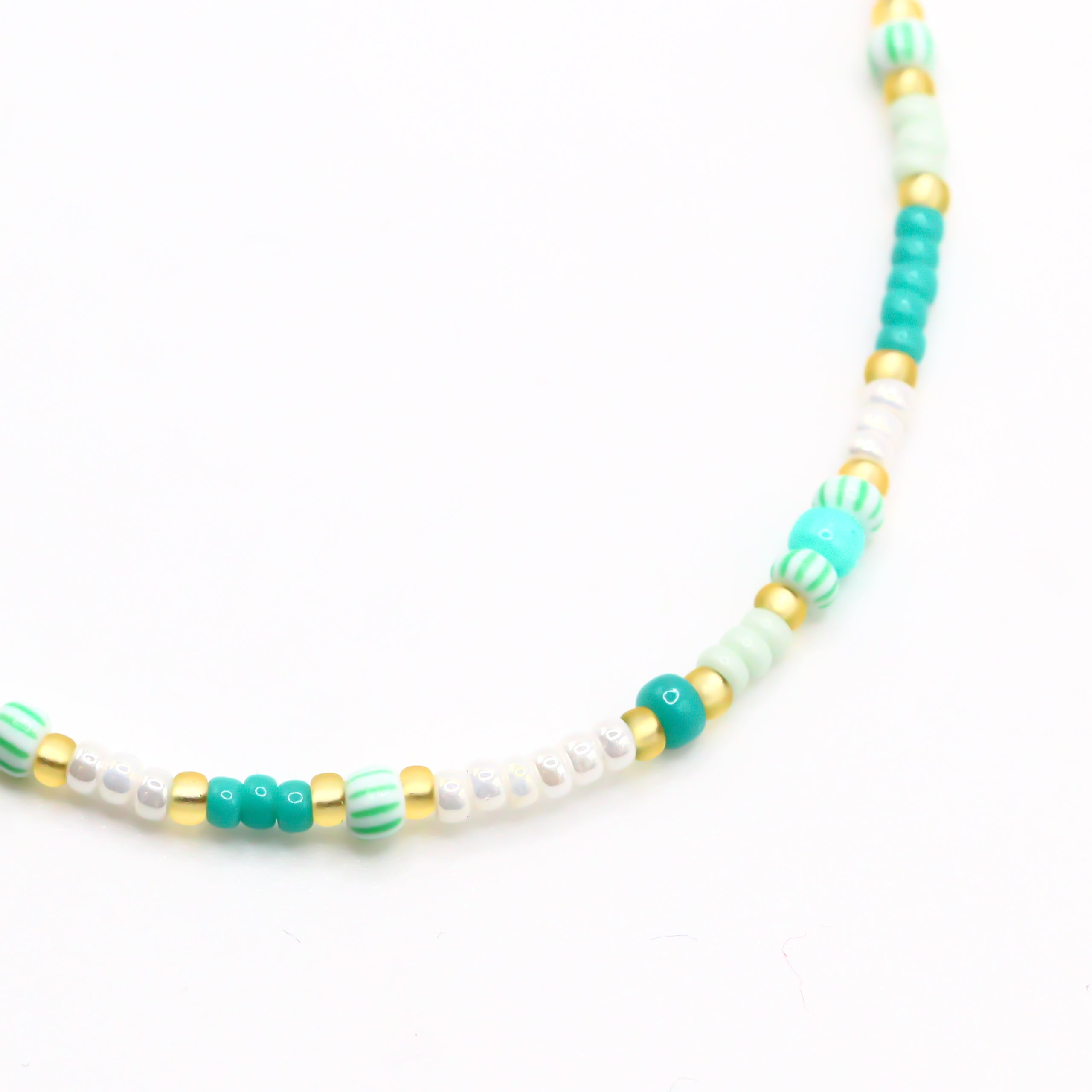 Sommerarmband türkis perlen