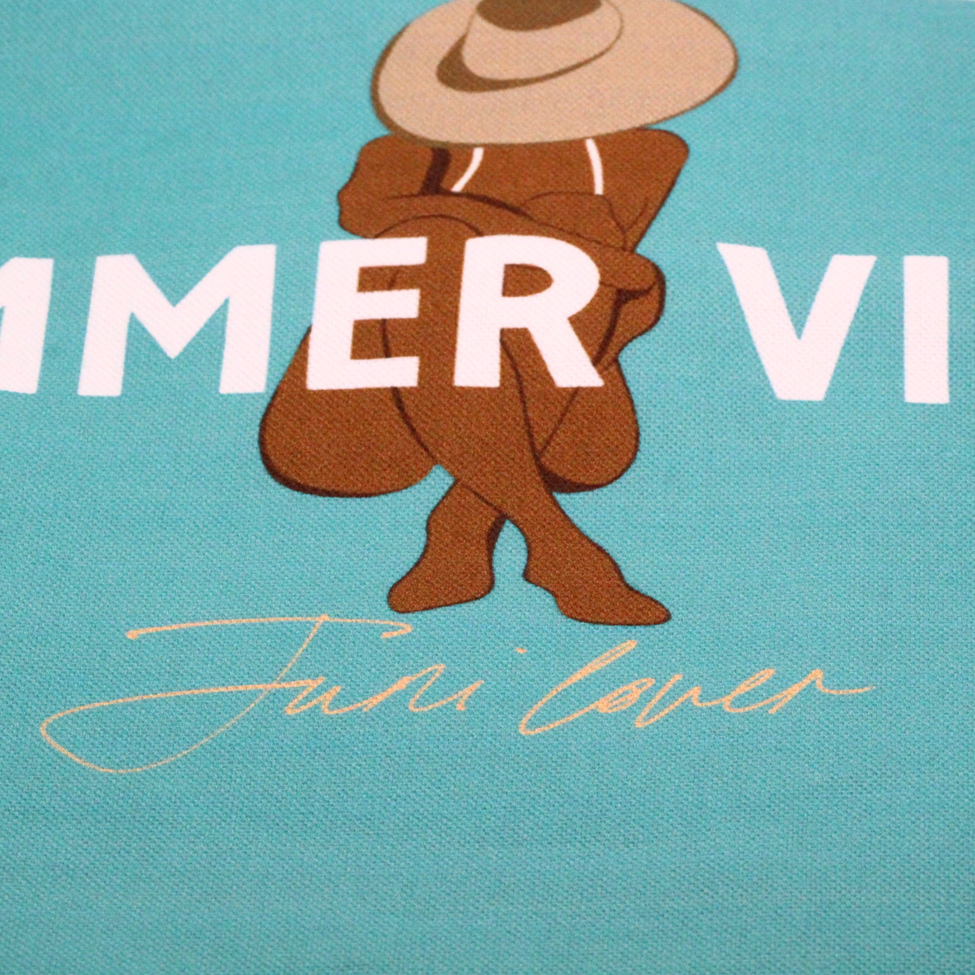 sommertasche tote bag tragetasche türkis