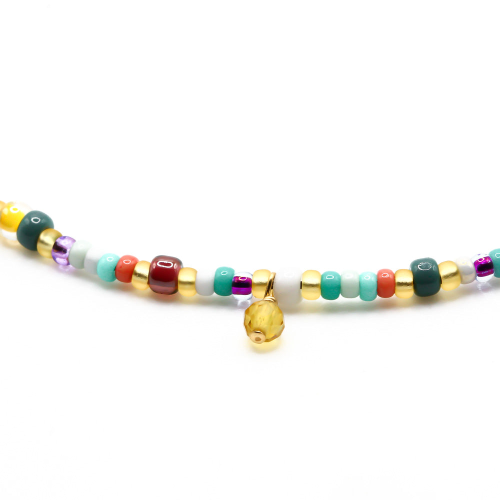 Buntes Boho Perlenarmband