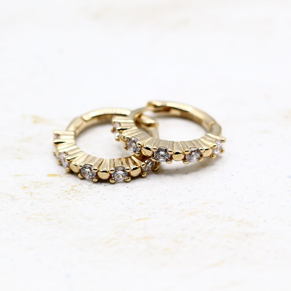 Wasserfeste Ohrringe Gold