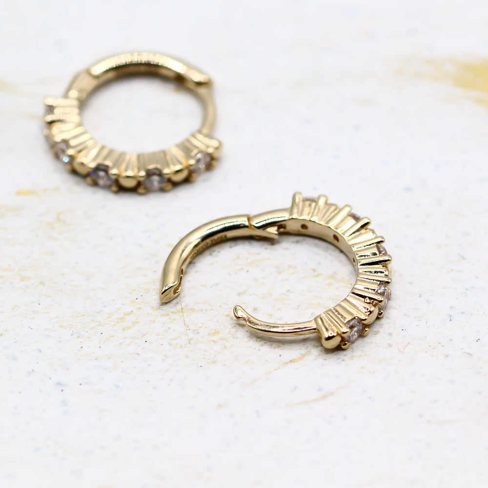 Wasserfeste Ohrringe Gold