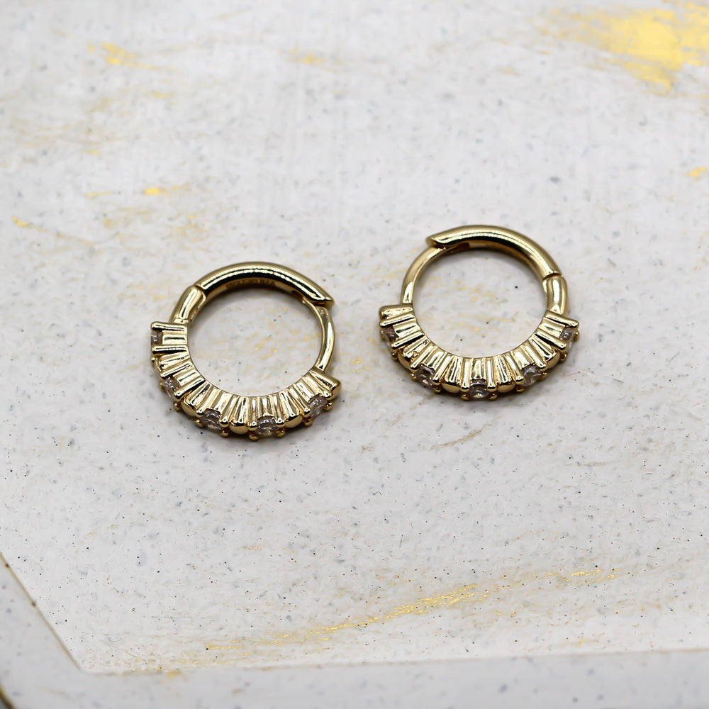 Wasserfeste Ohrringe Gold