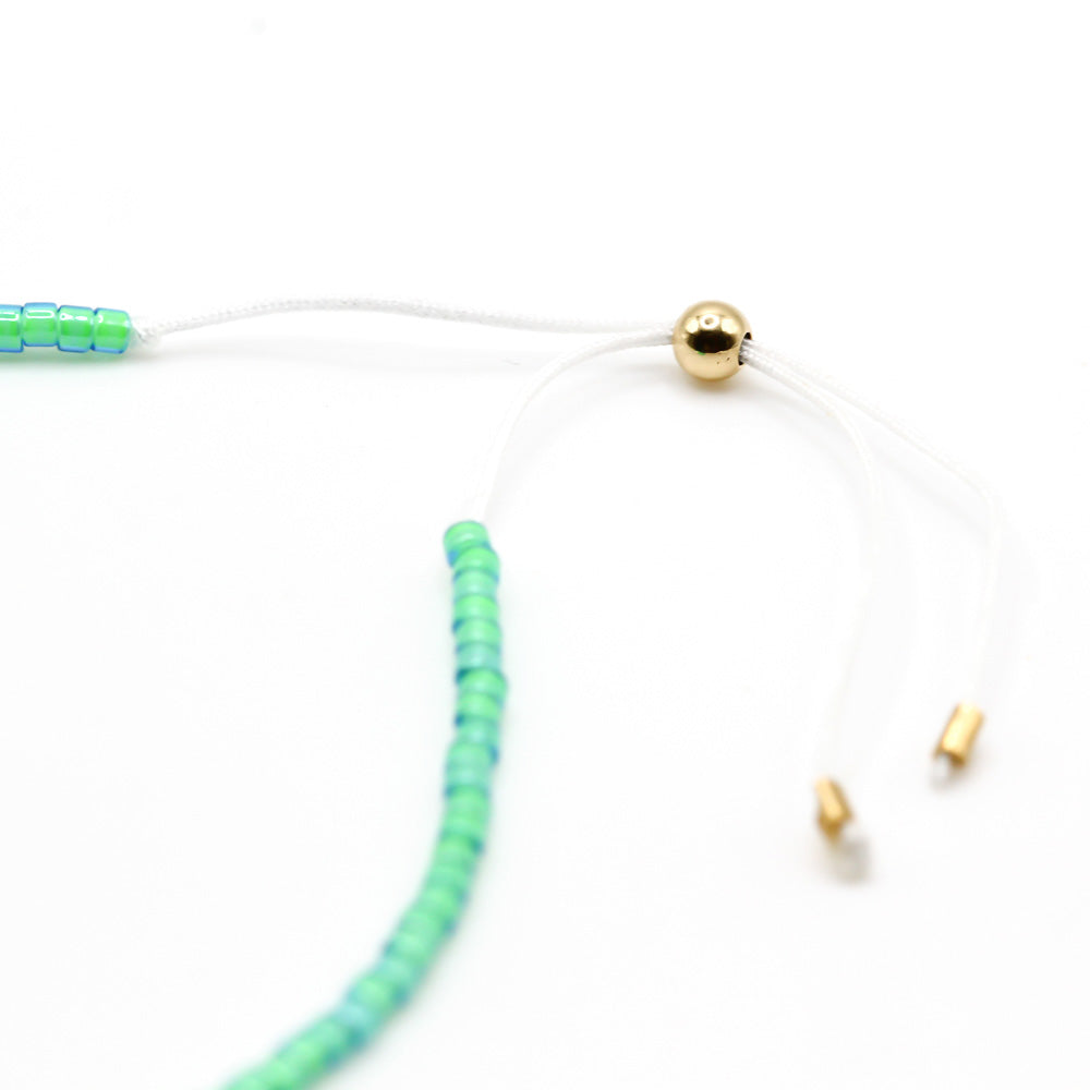 Sommer Perlenarmbänder Set Türkis