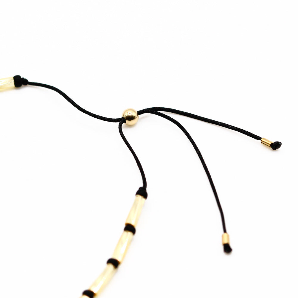Schmuckset Gold-Schwarz Set