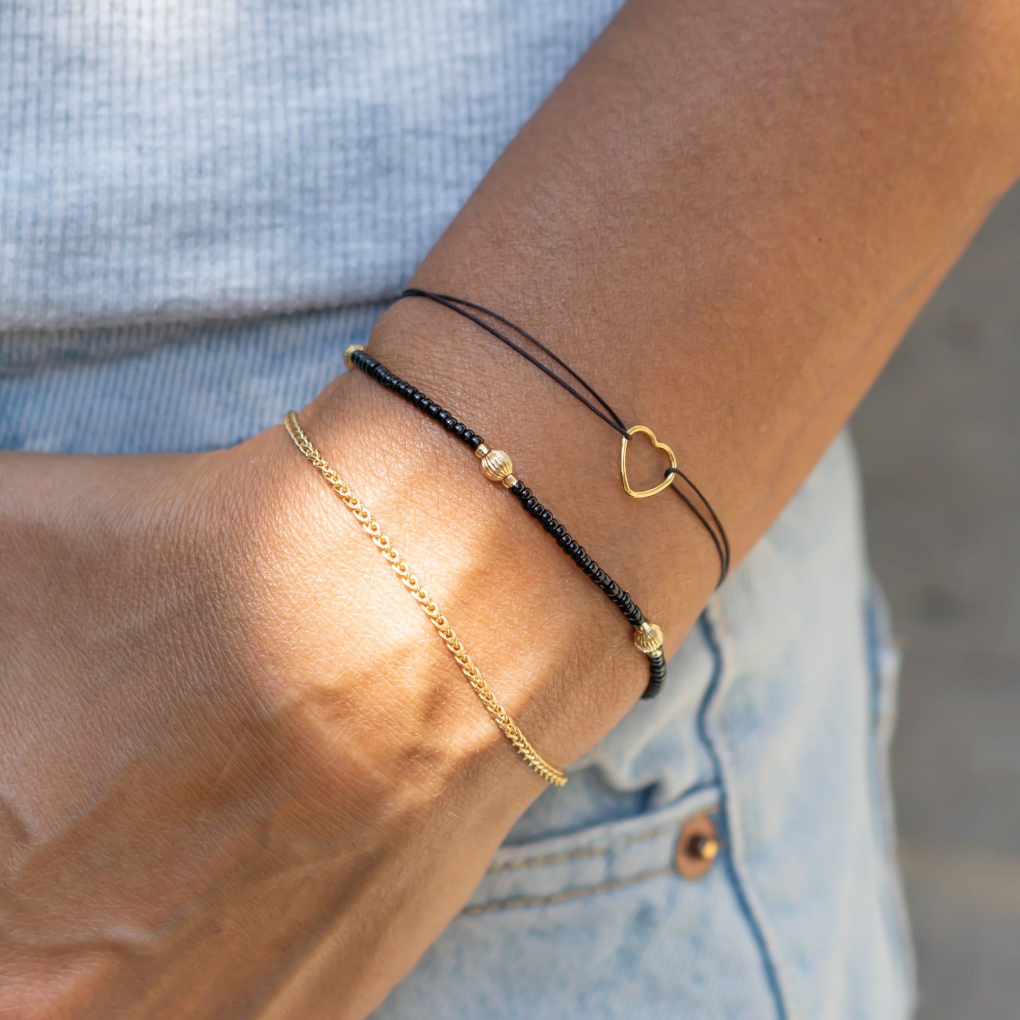 Armband Set schwarz