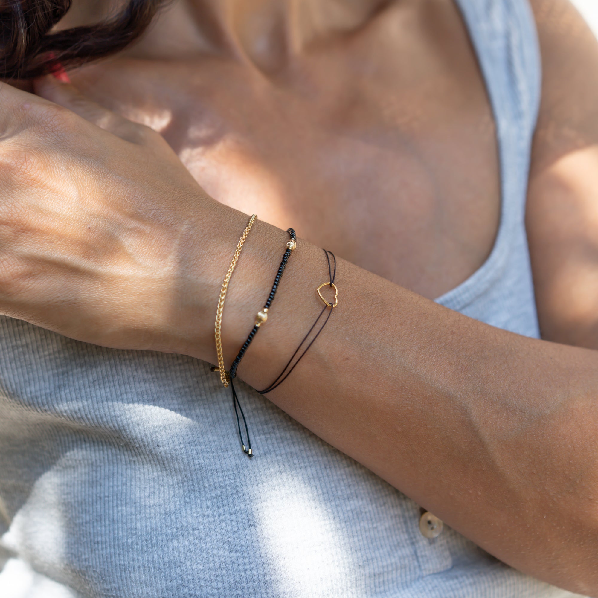 Armband Set schwarz