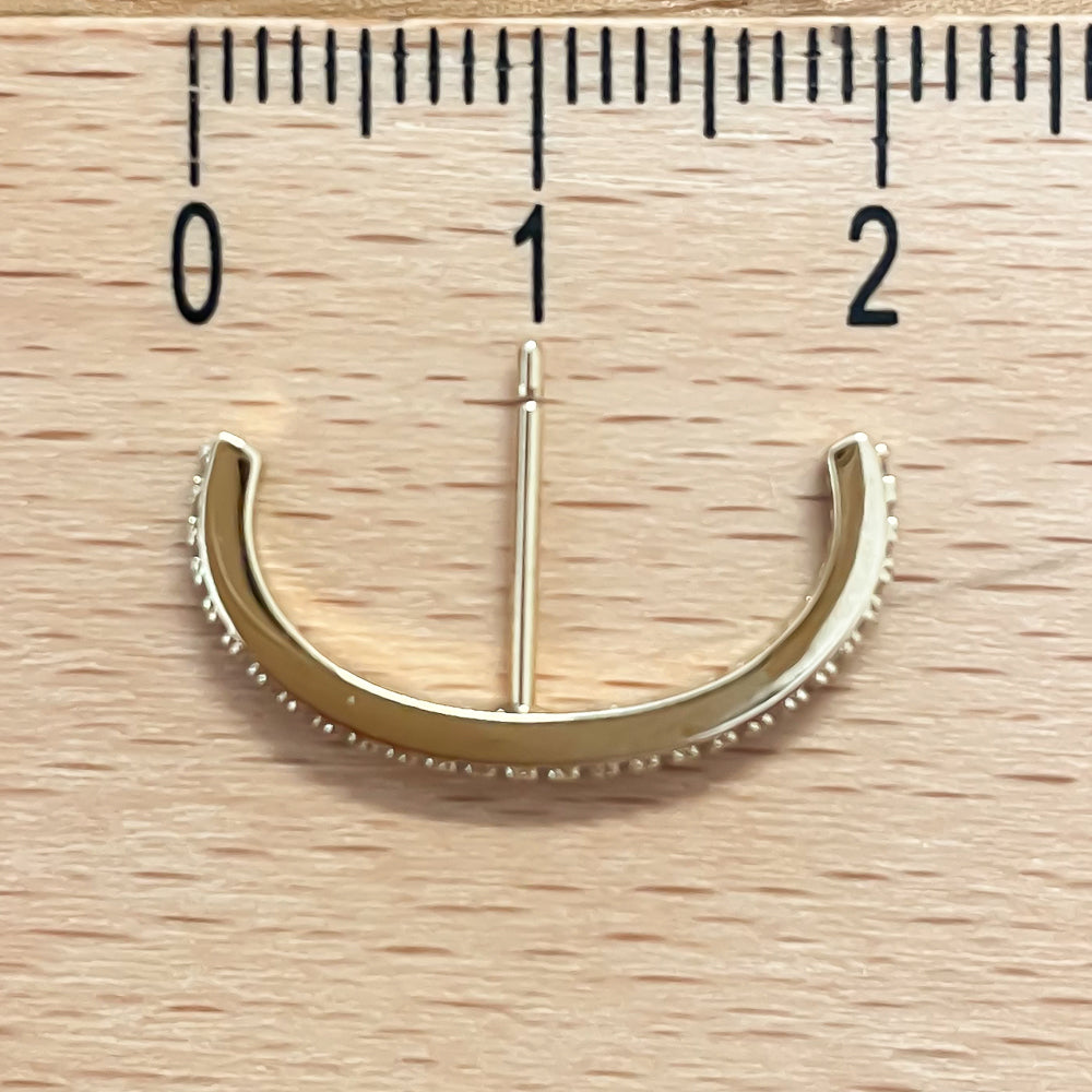 Halbmond Ohrstecker Celine