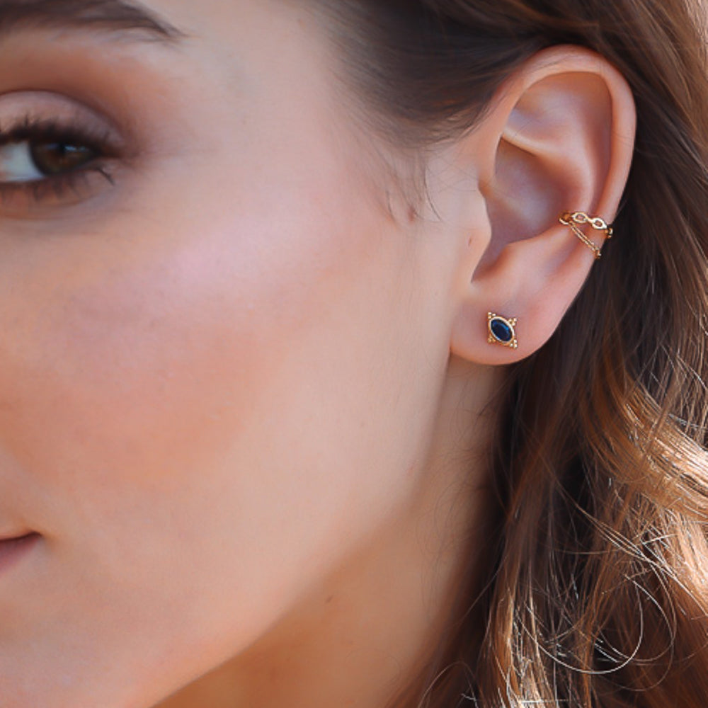 wasserfeste ohrstecker gold