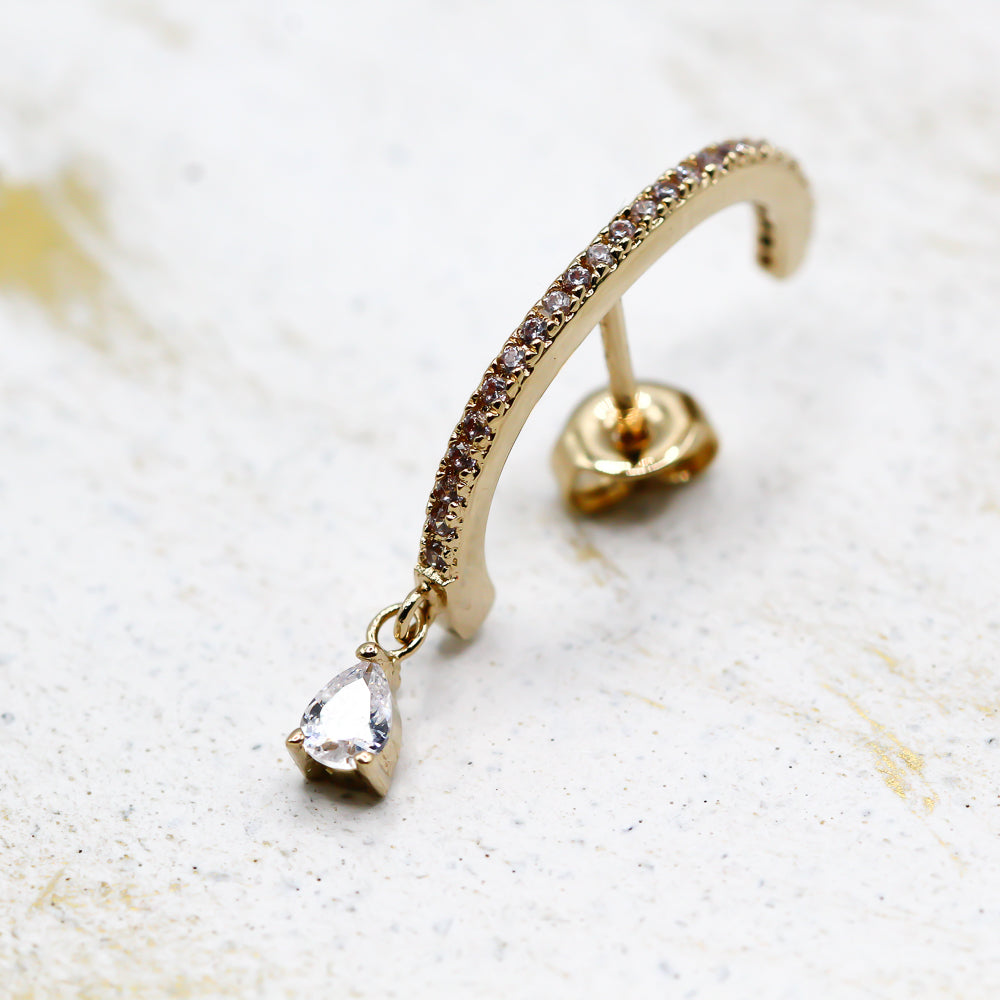 Wasserfeste Ohrringe Gold