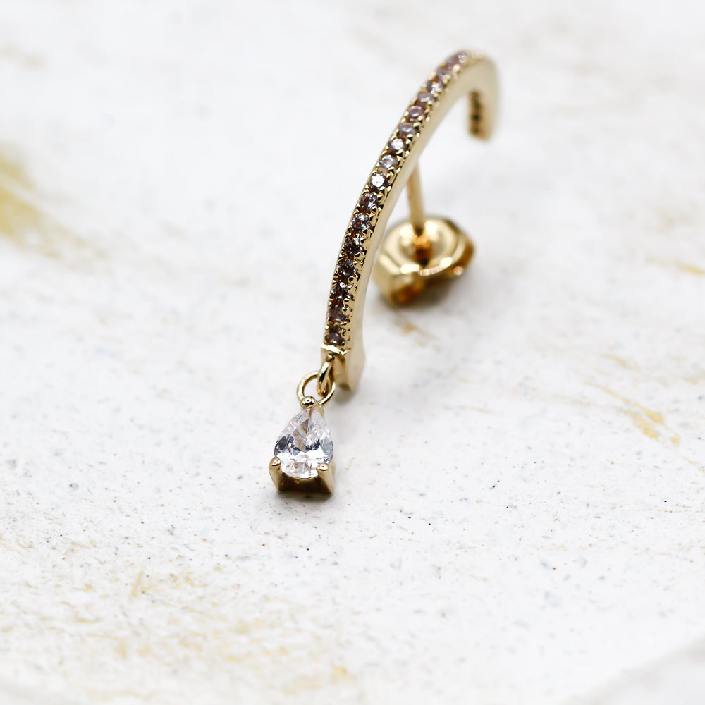 Wasserfeste Ohrringe Gold