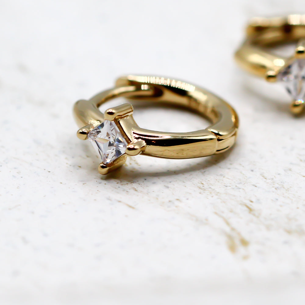 Wasserfeste Ohrringe Gold