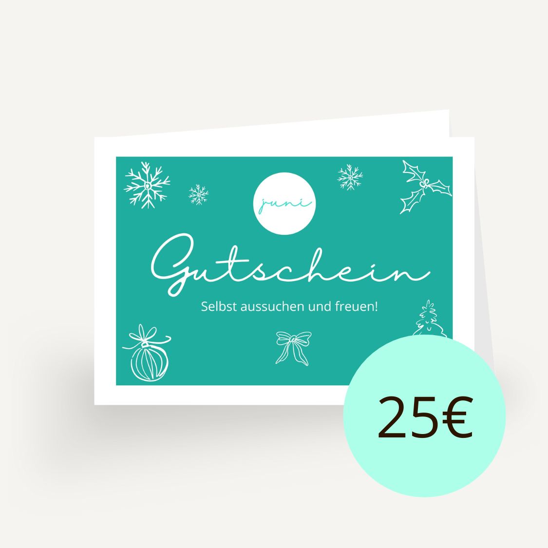 25 Euro Gutschein - Weihnachten
