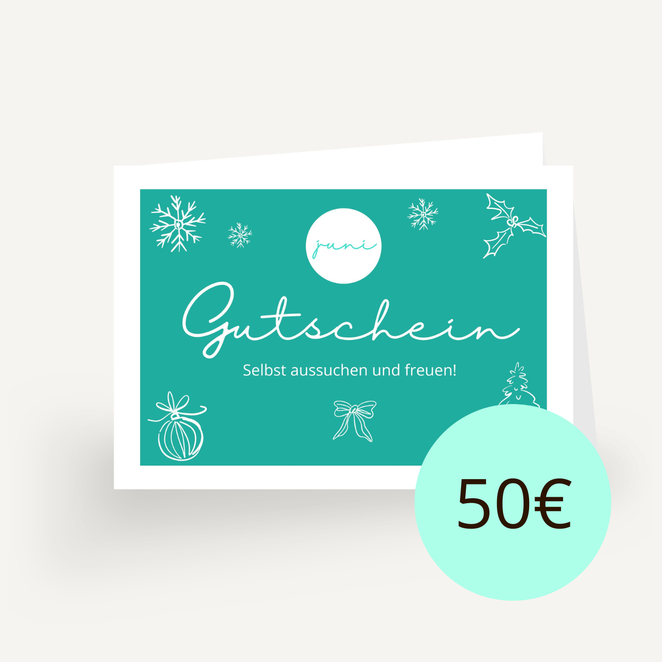 50 Euro Gutschein - Weihnachten