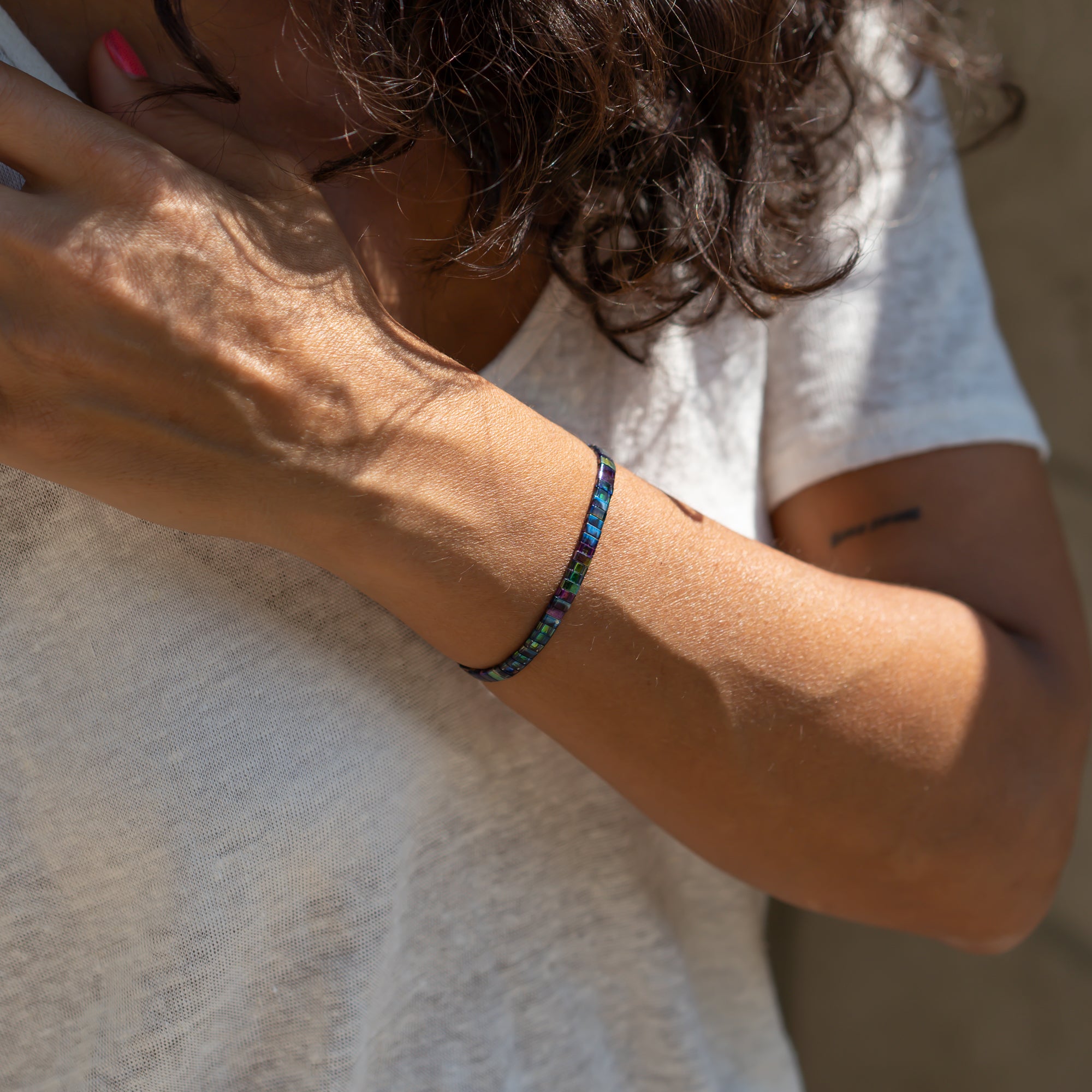 Breites Armband Mermaid - optional als Set