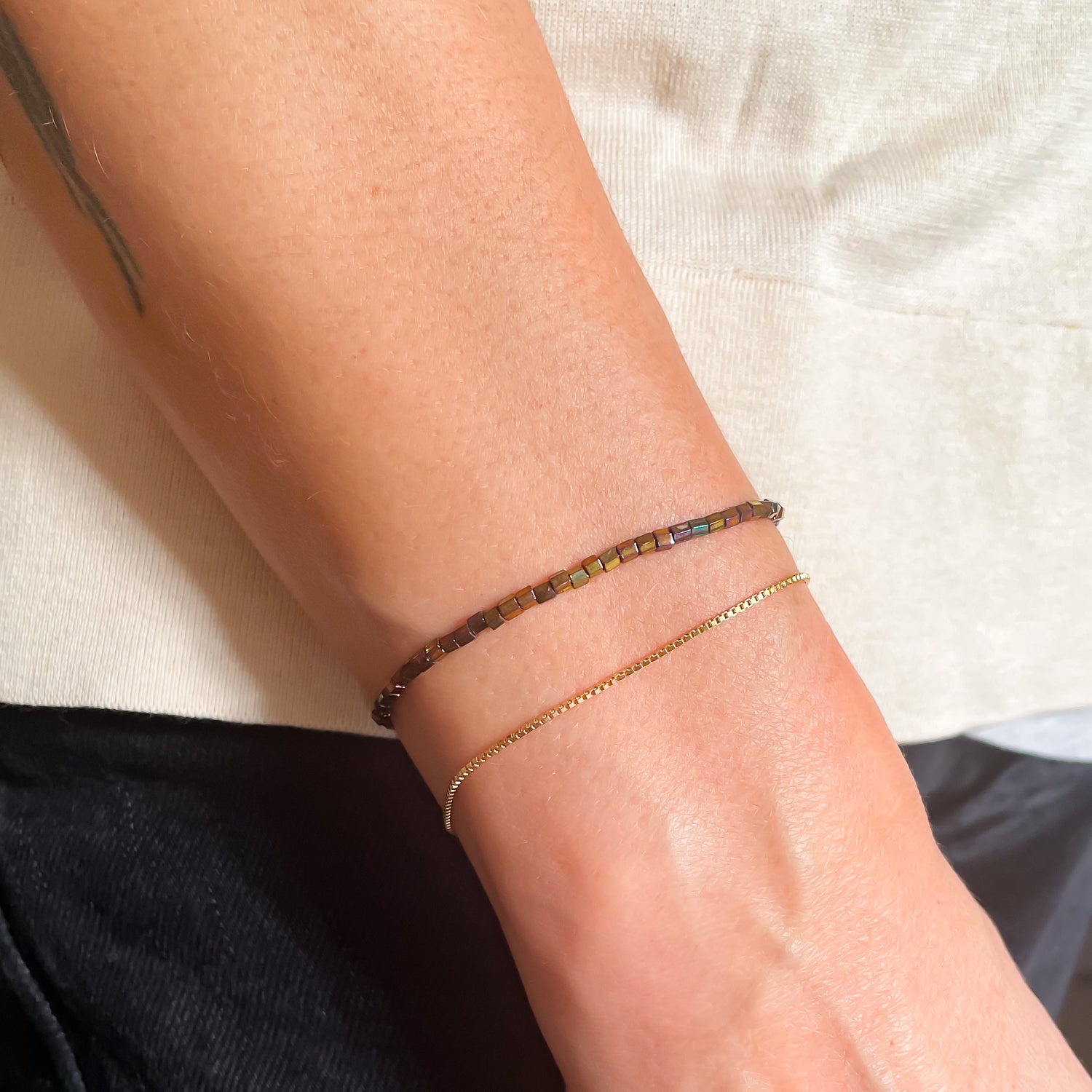 armband set golden