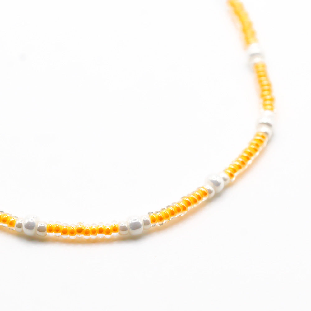 Sommerarmband Cantaloupe Pearl